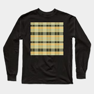 Spring Aesthetic Calan 2 Hand Drawn Textured Plaid Pattern Long Sleeve T-Shirt